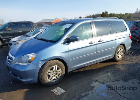 2005 Honda Odyssey Ex-L z USA, uszkodzony, nr VIN 5FNRL38715B072898